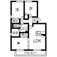 栃木県宇都宮市元今泉3(アパート)の賃貸物件の間取り