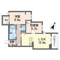 クオリスタ成田の間取り