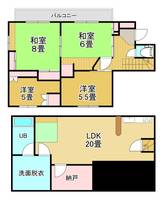 物件の間取り画像