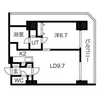 北海道札幌市中央区南三条東2(マンション)の賃貸物件の間取り