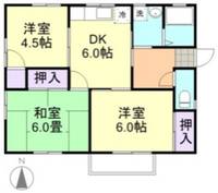 コーポ岡野 Bの間取り
