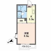 COZY ALLEY Aの間取り