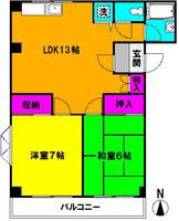 物件の間取り画像