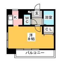福岡県福岡市南区平和2(マンション)の賃貸物件の間取り