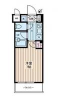 アムス門前仲町 富岡の間取り