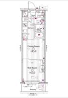 東京都練馬区貫井2(マンション)の賃貸物件の間取り