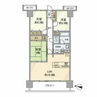 東京都江東区亀戸9(マンション)の賃貸物件の間取り