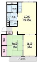 静岡県浜松市中央区瓜内町(アパート)の賃貸物件の間取り