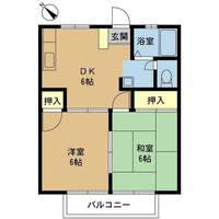 ハイツとまとの間取り