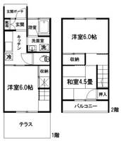 埼玉県さいたま市北区吉野町1(一戸建)の賃貸物件の間取り