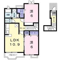 ナリッシュ Mの間取り