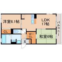 兵庫県尼崎市大庄中通2(アパート)の賃貸物件の間取り