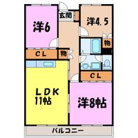 物件の間取り画像