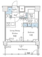 東京都中野区本町4(マンション)の賃貸物件の間取り