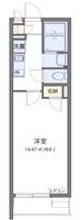 神奈川県横浜市保土ヶ谷区峰沢町(アパート)の賃貸物件の間取り