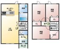 北海道河東郡士幌町字士幌西3線(一戸建)の賃貸物件の間取り