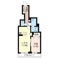 埼玉県川口市朝日4(マンション)の賃貸物件の間取り