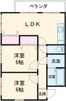 サンライズ白石の間取り