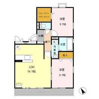 埼玉県川越市大字的場(アパート)の賃貸物件の間取り