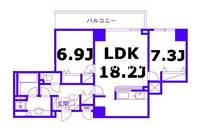 神奈川県横浜市神奈川区金港町(マンション)の賃貸物件の間取り