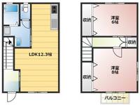 静岡県浜松市中央区和田町(一戸建)の賃貸物件の間取り