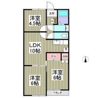 群馬県前橋市川曲町(アパート)の賃貸物件の間取り