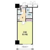 フォレステージュ天神の間取り