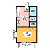 メゾンジュネスの間取り