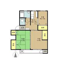 富士見町住宅33号棟の間取り