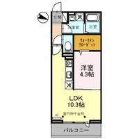 埼玉県越谷市新越谷2(アパート)の賃貸物件の間取り