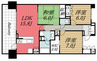 千葉県成田市公津の杜4(マンション)の賃貸物件の間取り