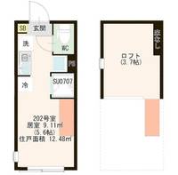 ハーモニーテラス中台の間取り