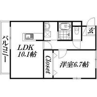静岡県浜松市中央区元浜町(マンション)の賃貸物件の間取り