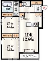物件の間取り画像