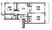 神奈川県川崎市幸区南加瀬4(マンション)の賃貸物件の間取り