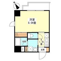 東京都港区西新橋1(マンション)の賃貸物件の間取り