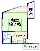 金子ハイツの間取り