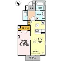 愛知県高浜市八幡町3(アパート)の賃貸物件の間取り