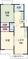 諏訪台マンションの間取り