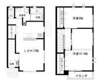 香川県三豊市豊中町本山甲(一戸建)の賃貸物件の間取り