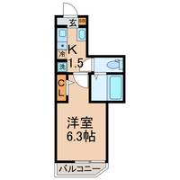 神奈川県横浜市南区庚台(アパート)の賃貸物件の間取り