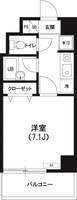 東京都江東区木場2(マンション)の賃貸物件の間取り