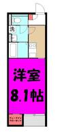 埼玉県さいたま市緑区芝原2(アパート)の賃貸物件の間取り