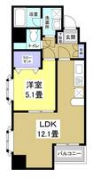 LaurelCourt田町の間取り