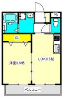 シャルマン緑橋の間取り