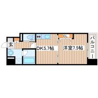 宮城県仙台市青葉区昭和町(マンション)の賃貸物件の間取り