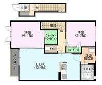 ディアスOSAKIの間取り