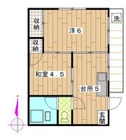 鈴木コーポの間取り
