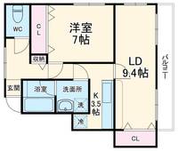 サンビレイ3の間取り