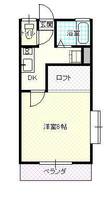山形県山形市南原町2(アパート)の賃貸物件の間取り